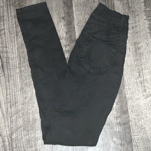 Fashion Nova Distressed Skinny Black Denim